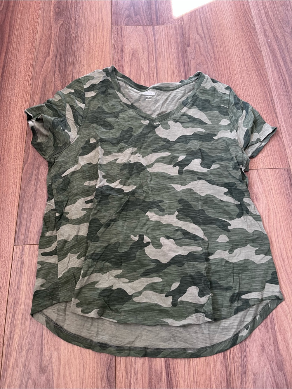 Old Navy Green Camo Women's Tee